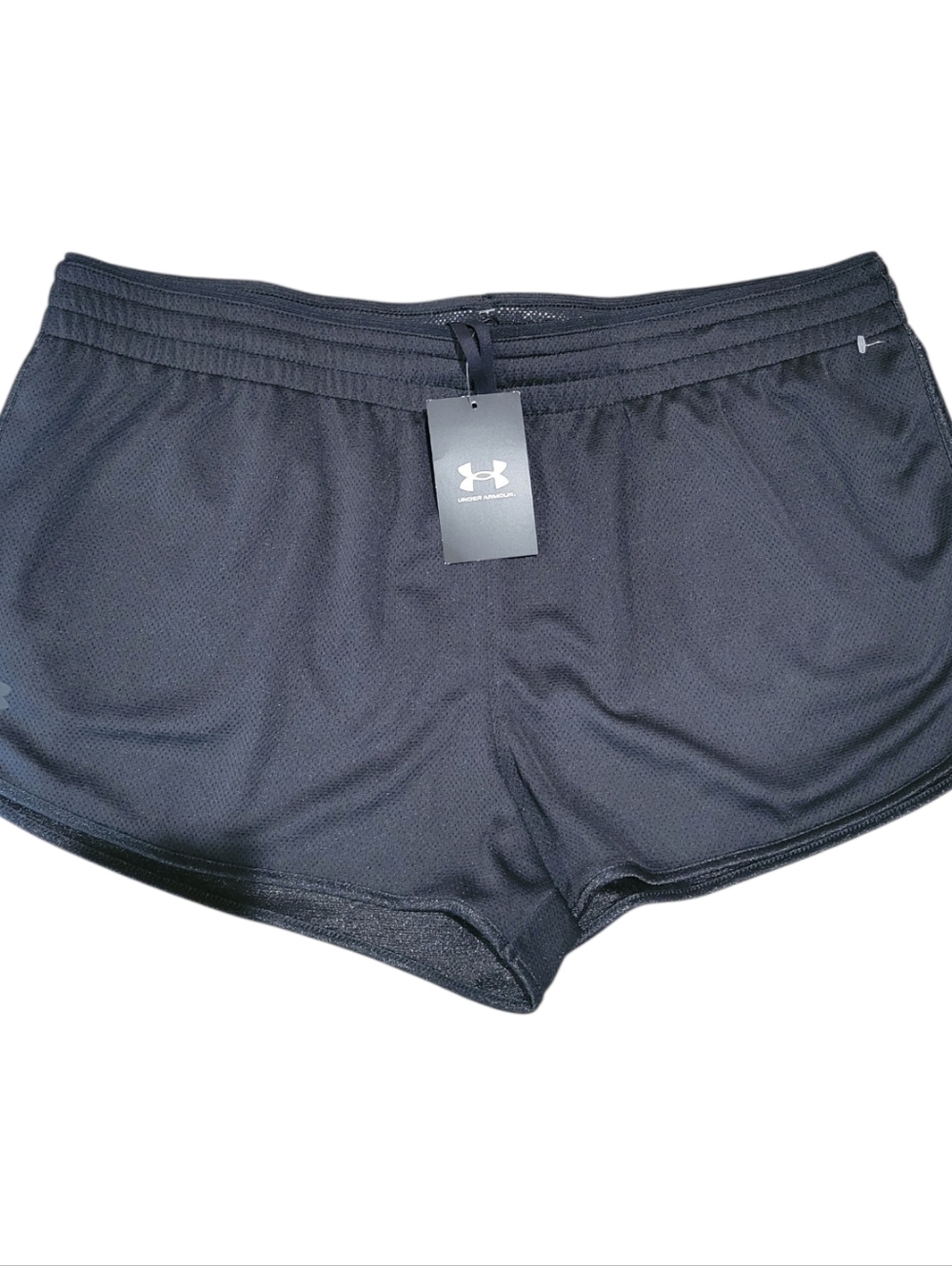 Under Armour Women's Black Mesh Running Shorts